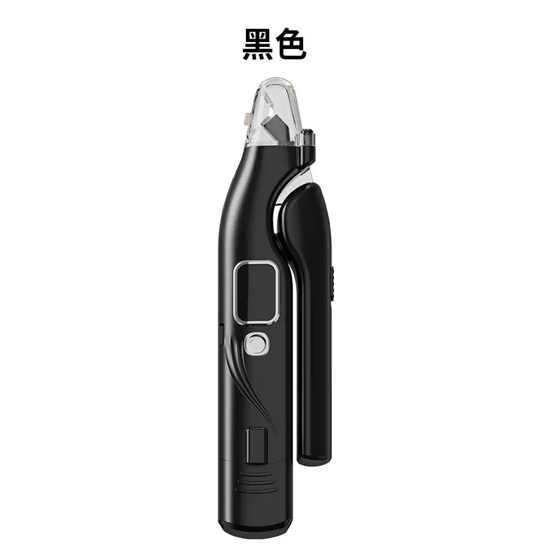 Pet Nail Grinder and Trimmer Kit for Dogs and Cats, Ultra-Quiet Rechargeable Electric Nail Grinder, Suitable for Small and Large Breeds with 4-Hour Battery Life