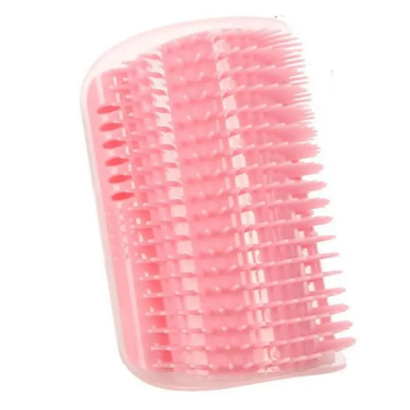 Cat Corner Brush - Soft Self-Grooming Massage Tool for Cats and Dogs, 1 Count Interactive Home Entertainment Accessory