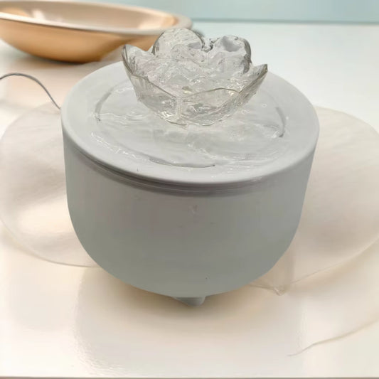 Automatic USB Electric Cat Water Fountain with Mute Operation and 1200ml Recirculating Filter System