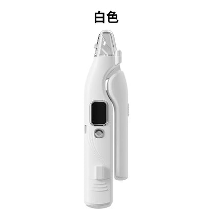 Pet Nail Grinder and Trimmer Kit for Dogs and Cats, Ultra-Quiet Rechargeable Electric Nail Grinder, Suitable for Small and Large Breeds with 4-Hour Battery Life