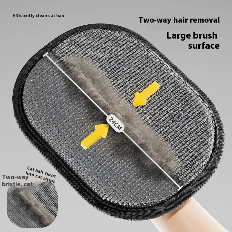 Electrostatic Pet Hair Removal Glove - Reusable Fur Cleaner for Carpets, Upholstery, Clothing, and Furniture, Effectively Eliminates Loose Hair and Dust, Shedding Grooming Tool