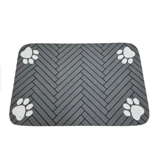 Non-Slip Water Absorbent Pet Feeding Mat for Dogs and Cats