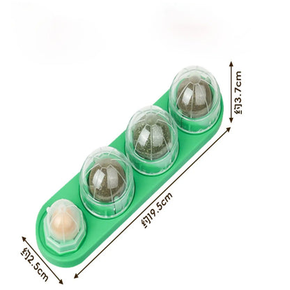 Catnip and Silvervine Chew Balls - 4 Pack, Dental Treats for Cats, Edible Toys for Energy and Flavor, Suitable for All Breeds