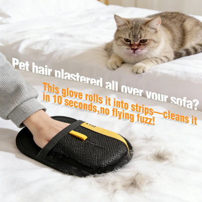 Electrostatic Pet Hair Removal Glove - Reusable Fur Cleaner for Carpets, Upholstery, Clothing, and Furniture, Effectively Eliminates Loose Hair and Dust, Shedding Grooming Tool