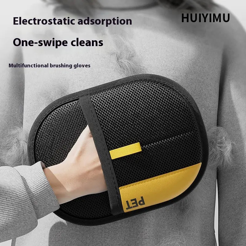 Electrostatic Pet Hair Removal Glove - Reusable Fur Cleaner for Carpets, Upholstery, Clothing, and Furniture, Effectively Eliminates Loose Hair and Dust, Shedding Grooming Tool